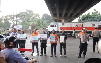 KAI Daop 2 Bandung Sampaikan Bahwa Keselamatan Perjalanan KA Butuh Peran Serta Masyarakat