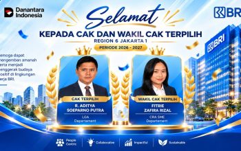 R. Aditya Soeparno Putra Terpilih sebagai Change Agent Koordinator BRI Region 6 Periode 2026–2027 R. Aditya Soeparno Putra Terpilih sebagai Change Agent Koordinator BRI Region 6 Periode 2026–2027