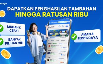 Pintarnya: Hadirkan Misi Cari Cuan, Peluang Penghasilan Tambahan hingga Ratusan Ribu Rupiah