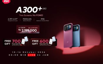 HP 2 Jutaan Ini Punya 2 Layar, Bisa Selfie Pakai Kamera Utama! Intip Harga dan Spesifikasi itel A300+ HP 2 Jutaan Ini Punya 2 Layar, Bisa Selfie Pakai Kamera Utama! Intip Harga dan Spesifikasi itel A300+