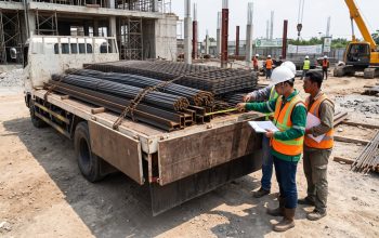 Material Besi Sampai di Proyek, Siapa yang Memeriksa Sebelum Dibongkar? Material Besi Sampai di Proyek, Siapa yang Memeriksa Sebelum Dibongkar?