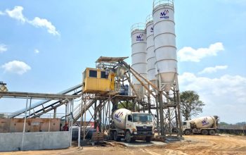 Waskita Beton Precast Bangun Batching Plant Khusus untuk Proyek Jalan Tol Yogyakarta–Bawen Seksi 3
