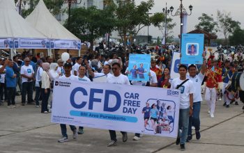 BRI Area Purwokerto Gelar Car Free Day, Dorong Gaya Hidup Sehat dan Pemberdayaan UMKM