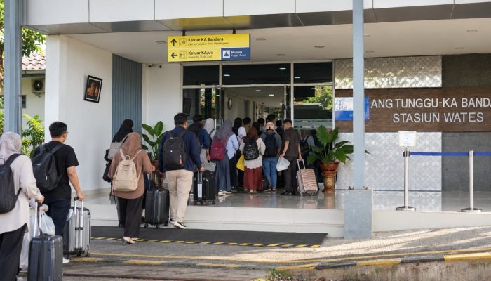 Selama Dilayani PT Railink, KAI Bandara dari Stasiun Wates Layani 948.336 Penumpang