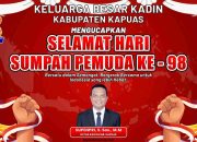 Keluarga Besar Kadin Kapuas Mengucapkan Selamat Hari Sumpah Pemuda ke-98